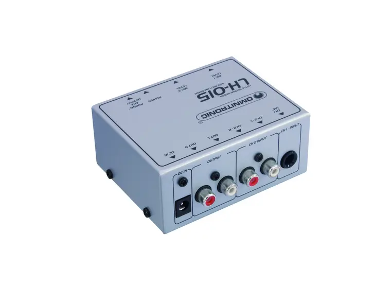 OMNITRONIC LH-015 2-channel line mixer 